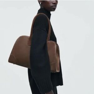 COS Bags New Cos Small Studio Leather Bowling Bag